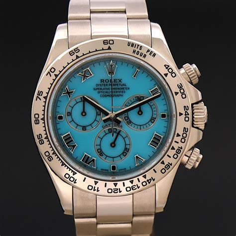 rolex cosmograph daytona white dial|rolex daytona tiffany blue.